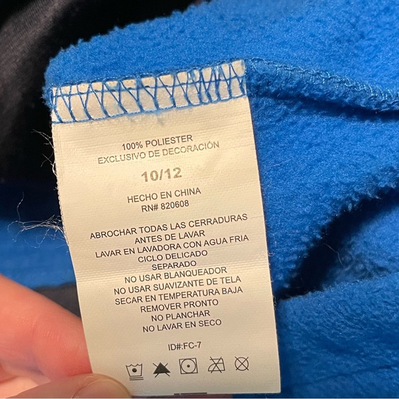 Boy’s Free Country zip up jacket, blue and green, size XL (10/12) - Picture 4 of 4